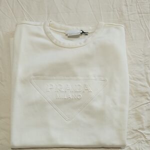 Prada White Short Sleeve Tee